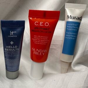 Deluxe skincare samples